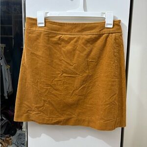 J. Crew Women's Mustard A-Line Skirt